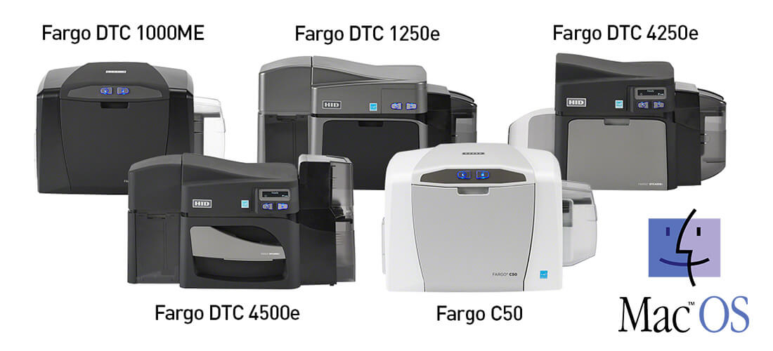 fargo dtc1250e id card printer - dual-sided driver for mac